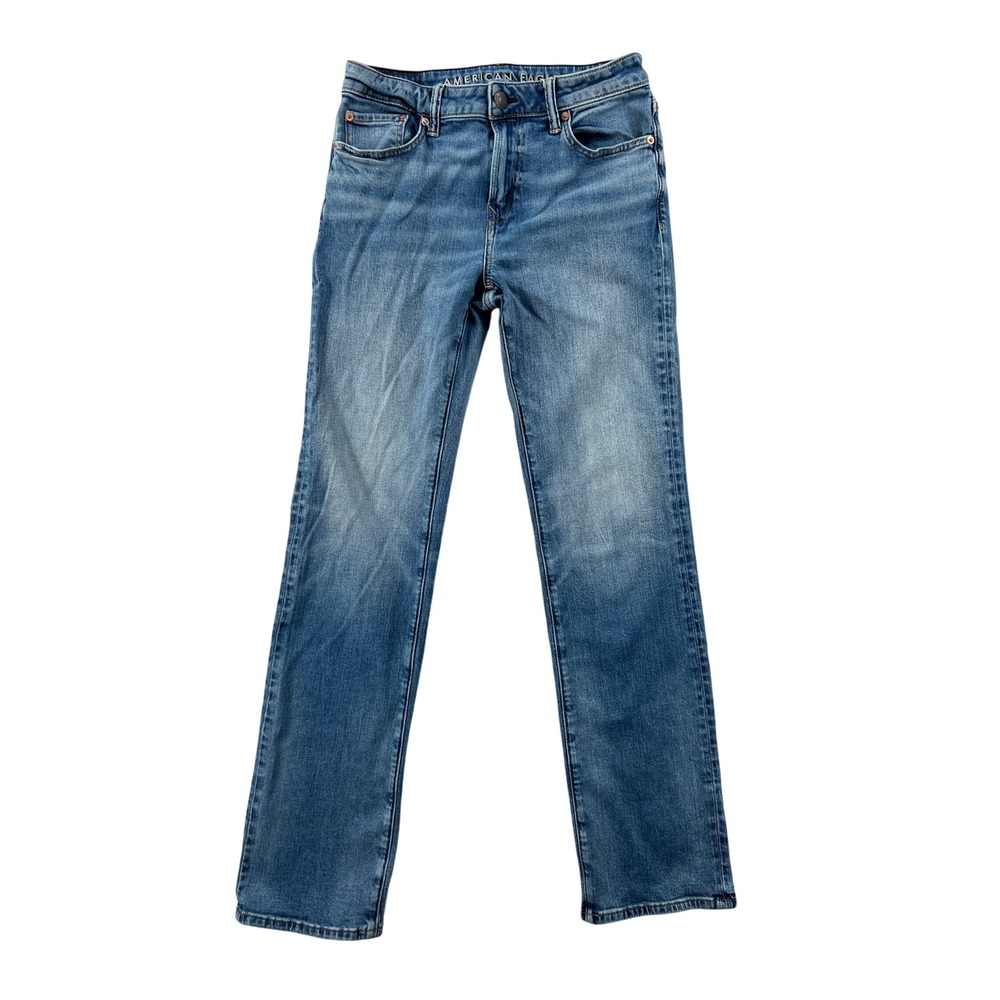 American Eagle Airflex Original Bootcut Jeans Women 30x31 Medium Wash Blue Denim